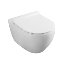MINERVA, ALB, VAS WC SUSPENDAT RIMLESS + CAPAC WC CU SOFT CLOSE SI QUICK RELEASE, TORNADO FLUSH, 2210RF